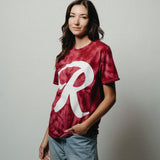 Big 'R' Crimson Tie-Dye Tee