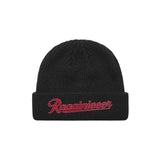 Raaainieeer Black Cuff Beanie