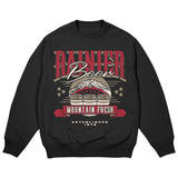 Peaks & Pints Black Crewneck