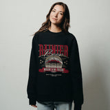 Peaks & Pints Black Crewneck