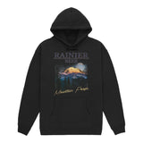Twilight Peaks Rainier Black Hoodie