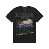 Twilight Peaks Rainier Black Tee