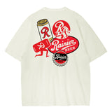 Patch Tee- Ivory