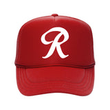 R Logo Trucker Hat - Red