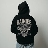 Rainier Retreat Black Hoodie