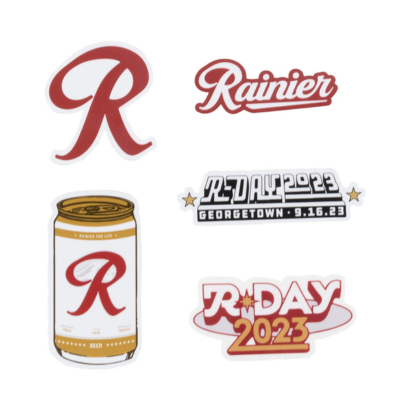 Reineer R Sticker RAINIER OUTFITTERS – RAINIER BREWING COMPANY
