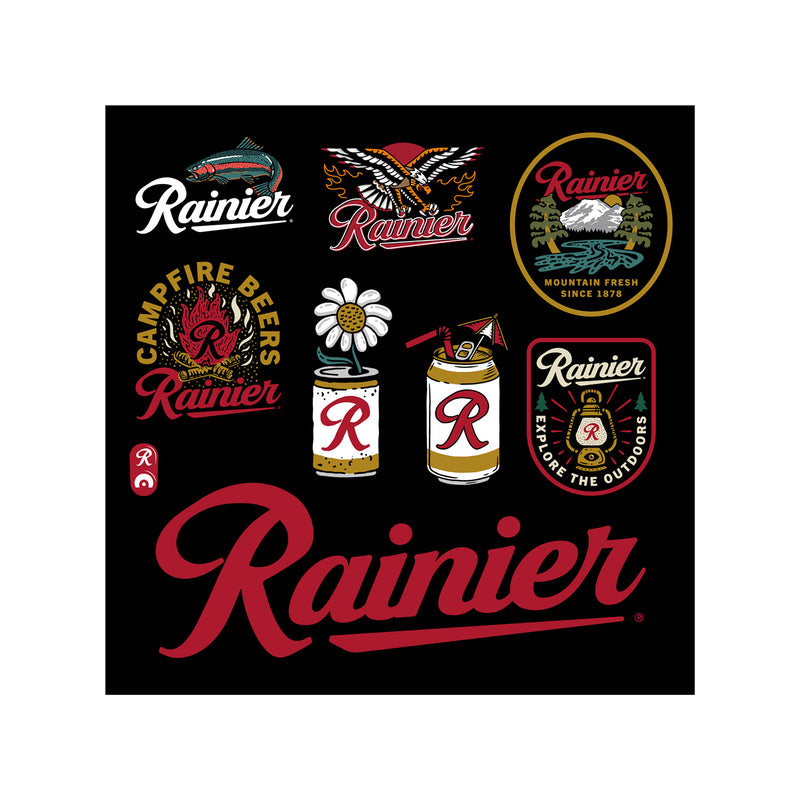 Rainier Sticker Sheet